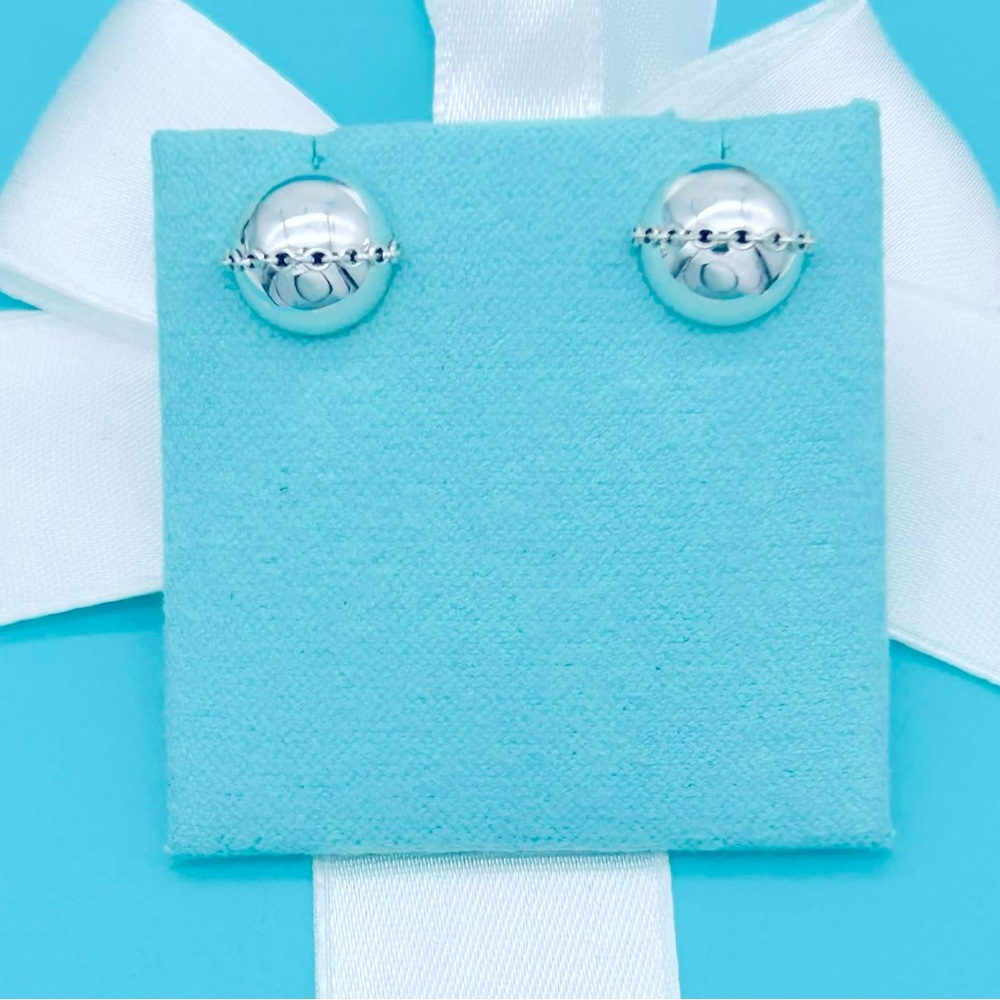 Tiffany & Co SS Hardwear Bolt Stud Earrings Pristine